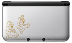 Nintendo 3DS XL System Silver (Mario & Luigi Dream Team)